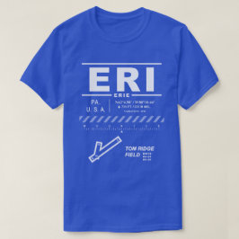 Camiseta Aeropuerto Internacional de Erie ERI Tee Shirt