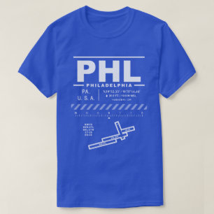 Camiseta Aeropuerto Internacional de Filadelfia