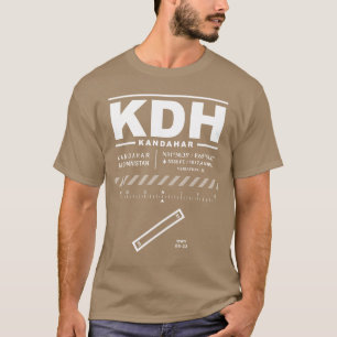 Camiseta Aeropuerto Internacional de Kandahar