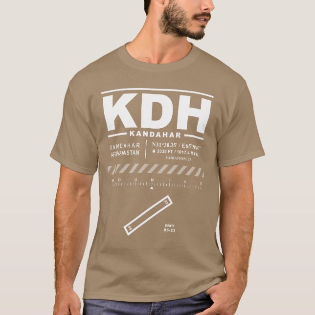 Camiseta Aeropuerto Internacional de Kandahar (Anverso)