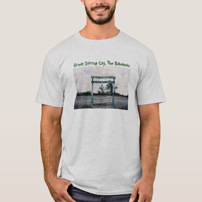 Camiseta Aeropuerto internacional de la gran isleta del (Anverso)