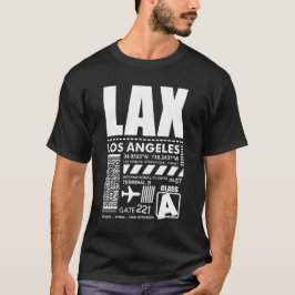 Camiseta Aeropuerto Internacional de Los Ángeles