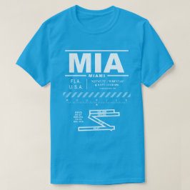 Camiseta Aeropuerto Internacional de Miami