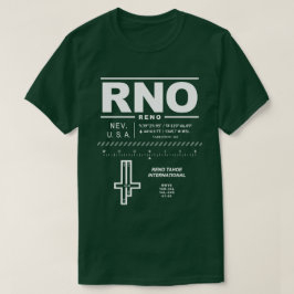 Camiseta Aeropuerto Internacional de Reno Tahoe