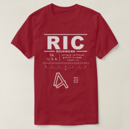 Camiseta Aeropuerto Internacional de Richmond
