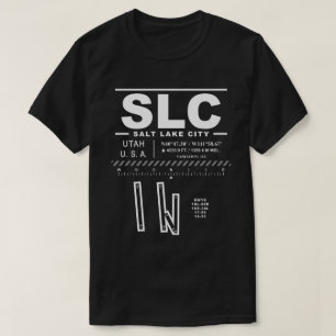 Camiseta Aeropuerto Internacional de Salt Lake City