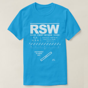 Camiseta Aeropuerto Internacional del Suroeste de Florida C
