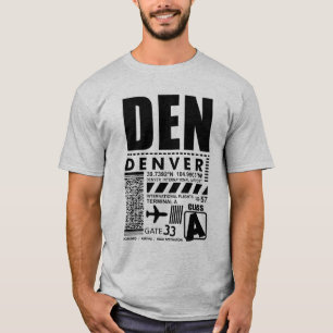 Camiseta Aeropuerto Internacional DEN Denver