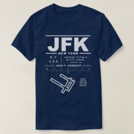 Camiseta Aeropuerto Internacional John F. Kennedy JFK T-Shi