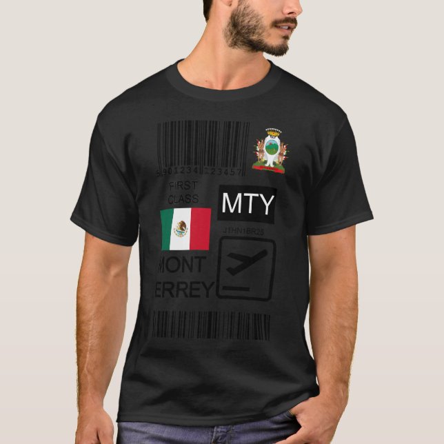 Camiseta Aeropuerto Internacional Mariano Escobedo (Anverso)