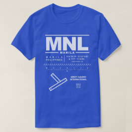 Camiseta Aeropuerto Internacional MNL Tee Shirt