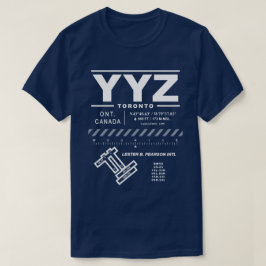Camiseta Aeropuerto Internacional Pearson de Toronto YYYZ T