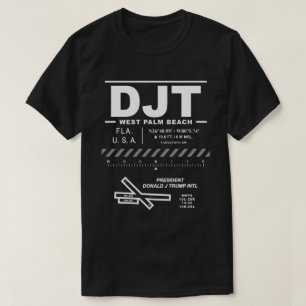 Camiseta Aeropuerto Internacional Presidente Donald J Trump