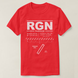 Camiseta Aeropuerto Internacional RGN de Rangún