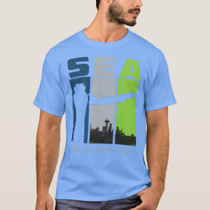 Camiseta Aeropuerto Internacional SeaTac Wa