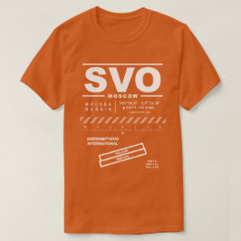 Camiseta Aeropuerto Internacional Sheremetyevo SVO T-Shirt