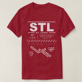 Camiseta Aeropuerto Internacional St Louis Lambert STL T-Sh