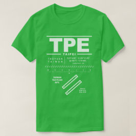 Camiseta Aeropuerto Internacional TPE de Taiwán