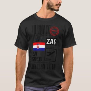 Camiseta Aeropuerto Internacional Zagreb Franjo Tuman