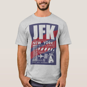 Camiseta Aeropuerto JFK de Nueva York