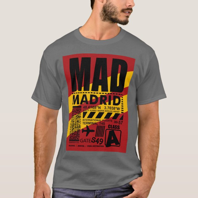 Camiseta Aeropuerto MAD Madrid (Anverso)