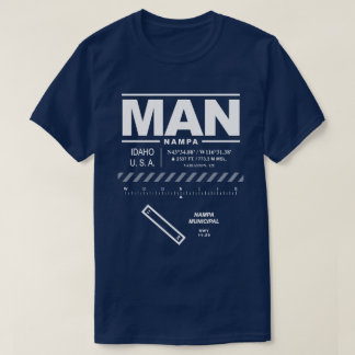 Camiseta Aeropuerto Municipal de Nampa MAN