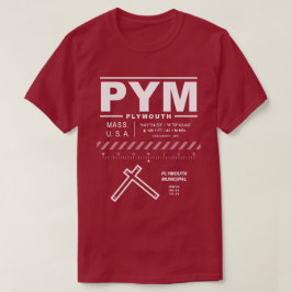 Camiseta Aeropuerto Municipal de Plymouth PYM