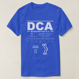 Camiseta Aeropuerto Nacional de Reagan