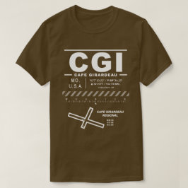Camiseta Aeropuerto Regional de Girardeau