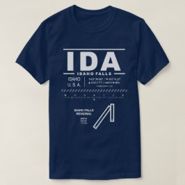 Camiseta Aeropuerto Regional de Idaho Falls IDA