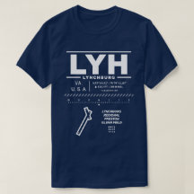 Aeropuerto Regional de Lynchburg LYH T-Shirt