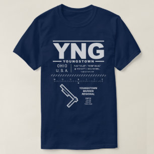 Camiseta Aeropuerto Regional de Youngstown Warren
