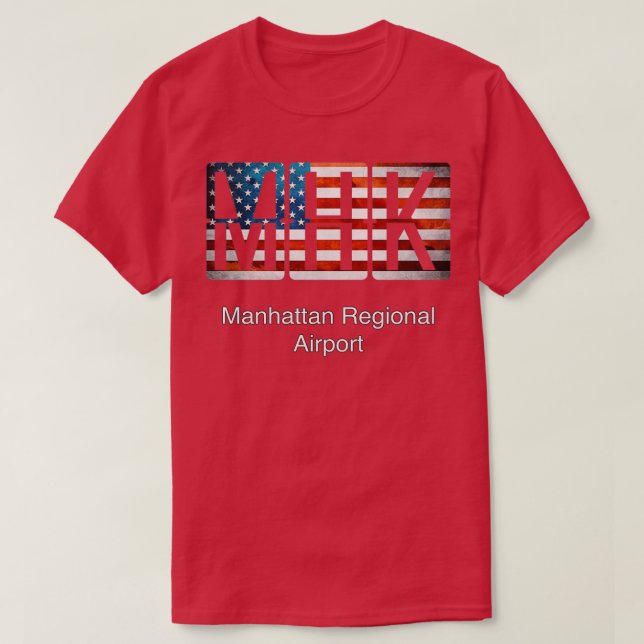 Camiseta Aeropuerto Regional MHK Manhattan (Diseño del anverso)
