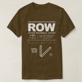 Camiseta Aeropuerto Roswell Int'l Air Center T-Shirt ROW