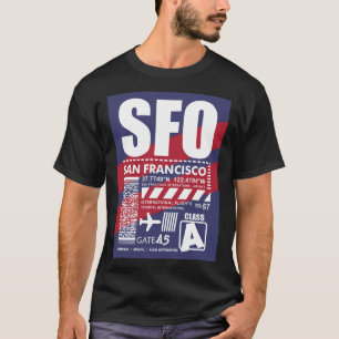 Camiseta Aeropuerto SFO San Francisco