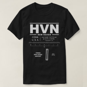 Camiseta Aeropuerto Tweed New Haven HVN