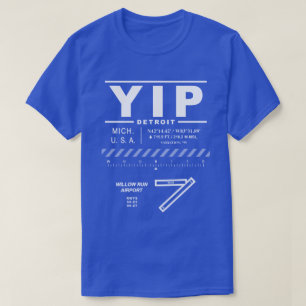 Camiseta Aeropuerto Willow Run YIP