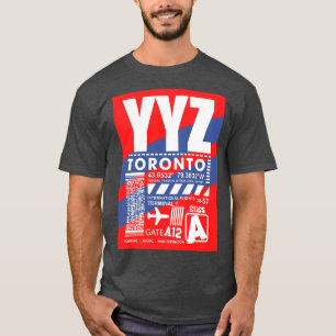 Camiseta Aeropuerto YYZ Toronto