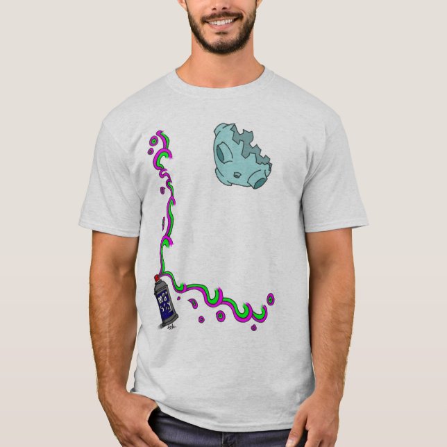 Camiseta Aerosol de la luna (Anverso)
