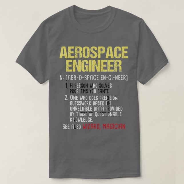 Camiseta Aerospace Engineering Aeronautical Engineering Air (Diseño del anverso)