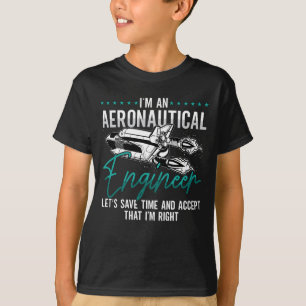 Camiseta Aerospace I'm An Aeronautical Engineer Rocket