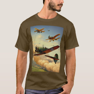 Camiseta "AeroStyle Heritage: Volando a través de la moda"
