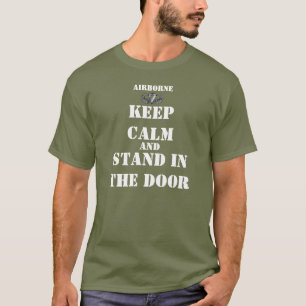 Camiseta Aerotransportado, guarde la calma