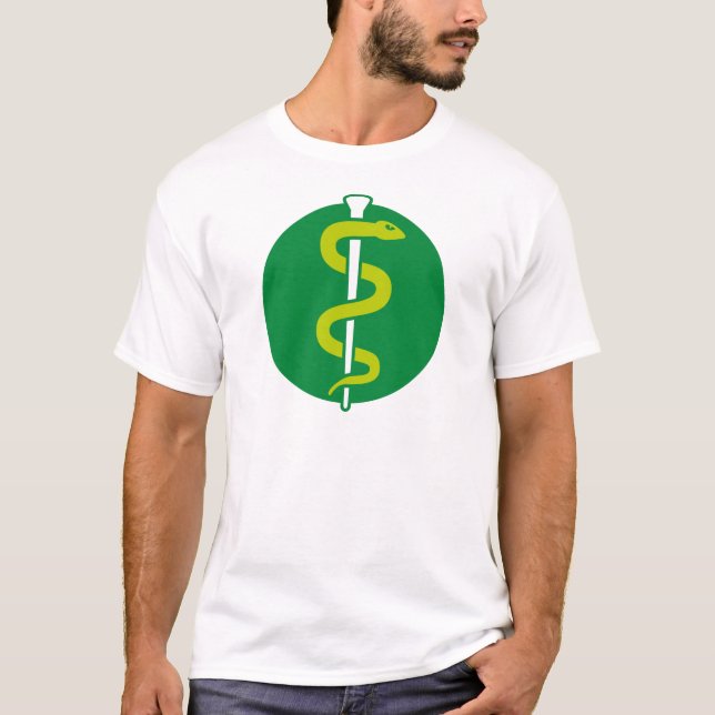 Camiseta aesculap snake medician doctor medical personal (Anverso)