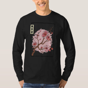 Camiseta Aestheti japonés del árbol sakura del cerezo