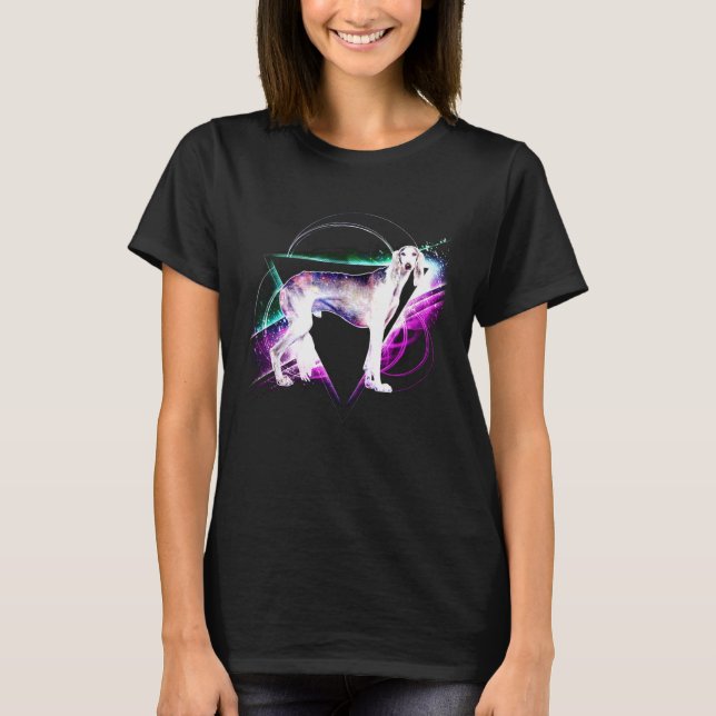 Camiseta Aesthetic Galaxy Saluki (Anverso)