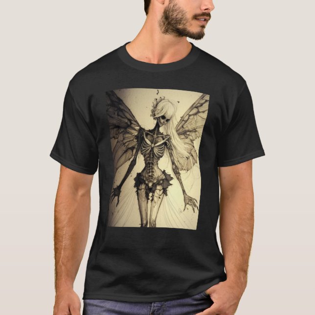Camiseta Aesthetic Grunge Fairycore Butterfly Gothic Horror (Anverso)