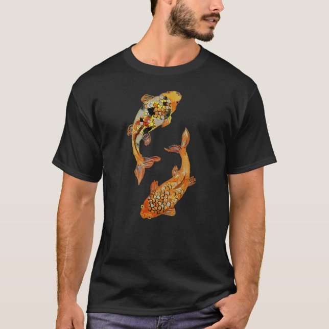 Camiseta Aesthetic Japanese Koi Fish Shirt Nishikigoi Koi A (Anverso)