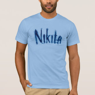 Camiseta Aesthetic "Nikita" Script Art Personalizado - Cust