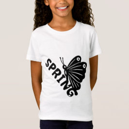 Camiseta  Aesthetic Spring Butterfly Minimalist Graphic